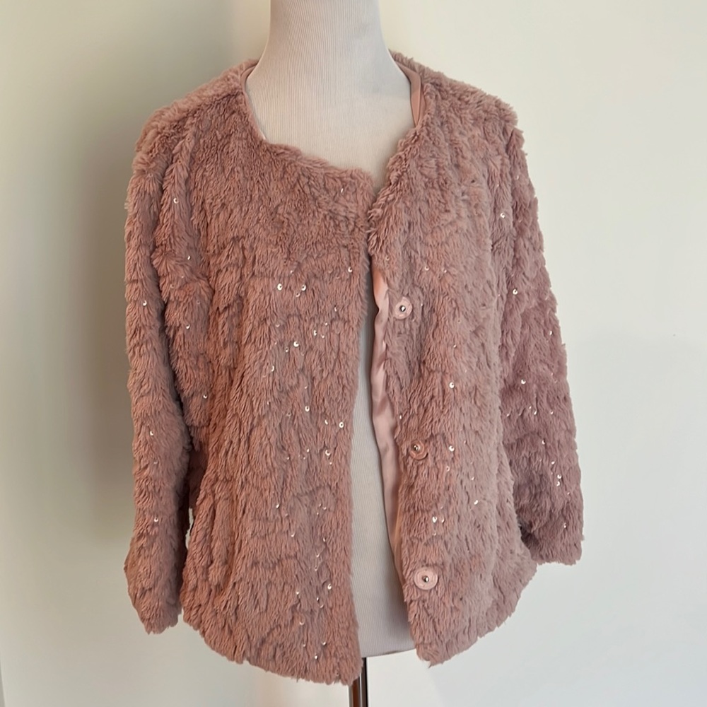 Beautiful Pink Furry Jacket